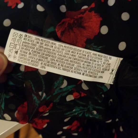 Forever 21 Polka Dot Floral Dress - Picture 5 of 5